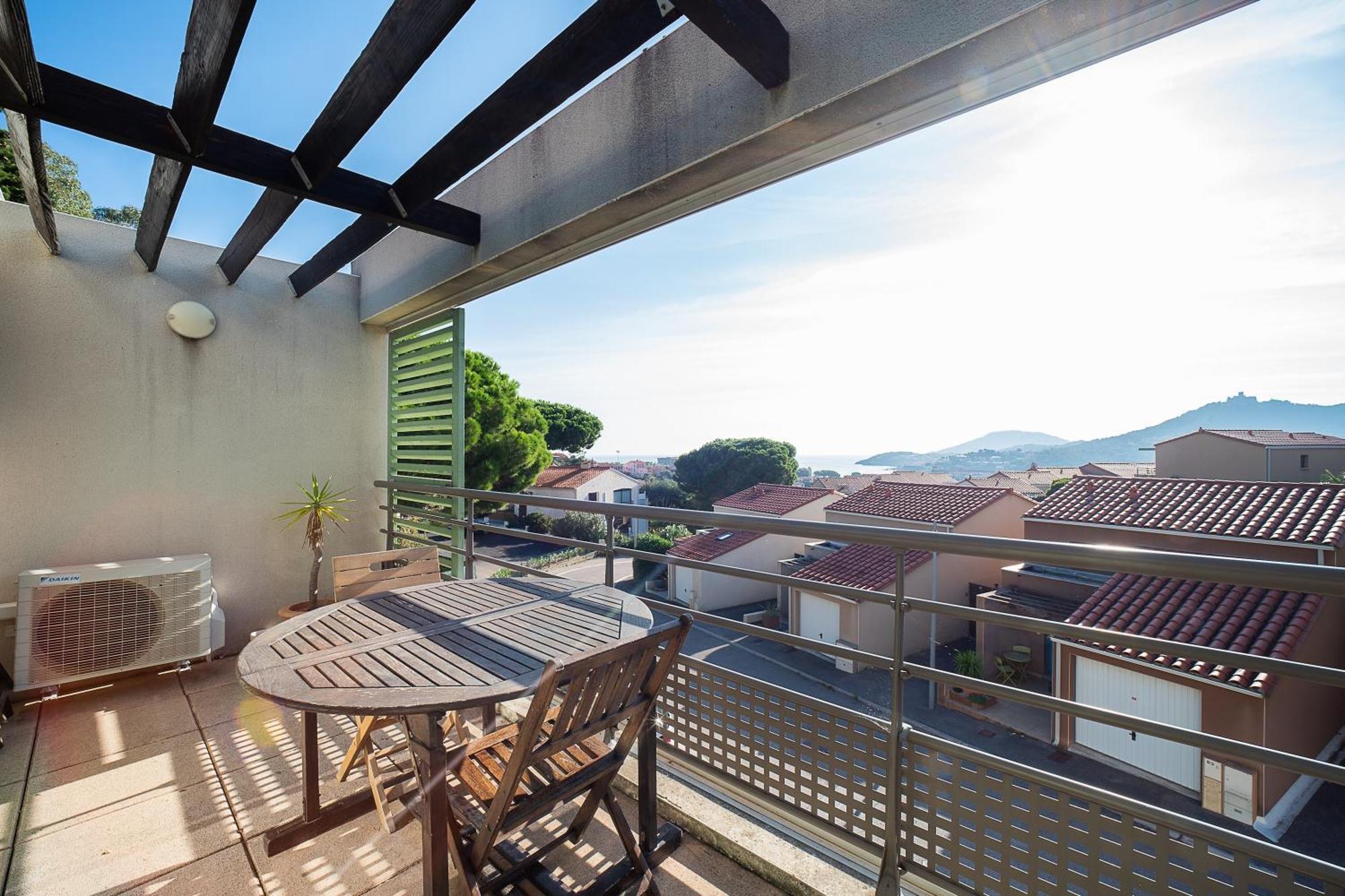 Apartmán Al Balco Catala - Appt Avec Terrasse Et Piscine Collioure Exteriér fotografie
